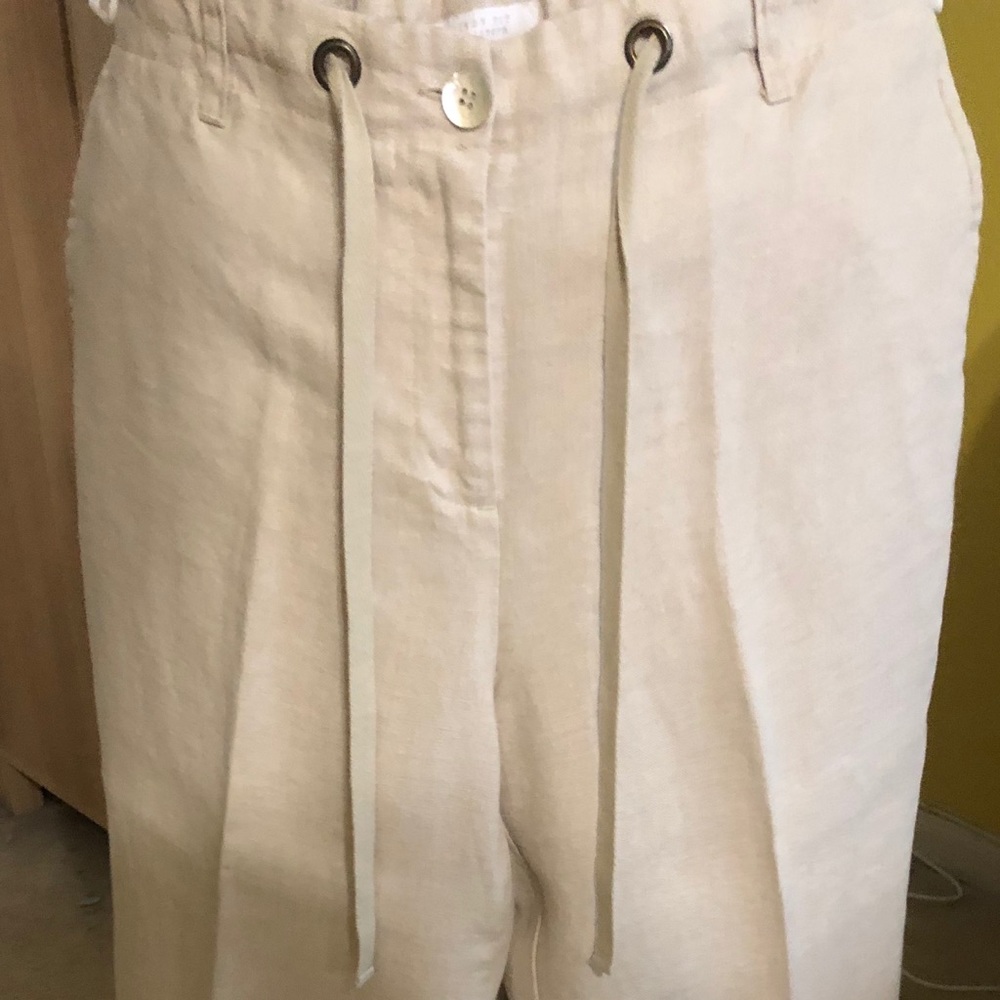 Khaki tan capri length